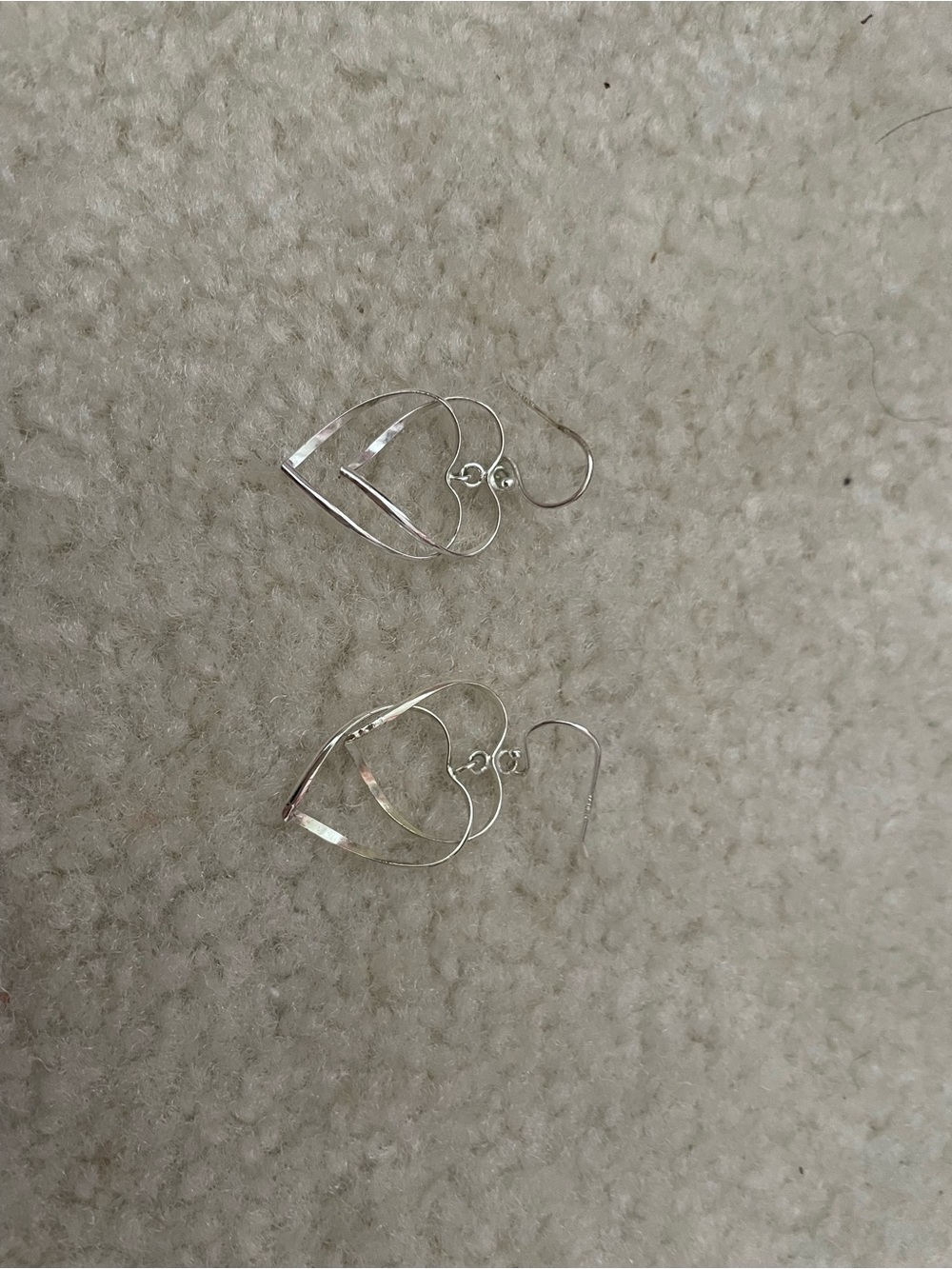 Sterling Silver Heart Earrings